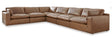 Emilia 6-Piece Sectional (Color: Caramel)