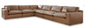Emilia 6-Piece Sectional (Color: Caramel)