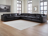 Emilia 6-Piece Sectional (Color: Black)