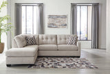 Mahoney 2-Piece Sectional with Chaise (Color: Pebble, Sectional Orientation: Left Arm Facing)