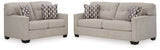 Mahoney 2-Piece Sofa and Loveseat (Sofa, Loveseat)
