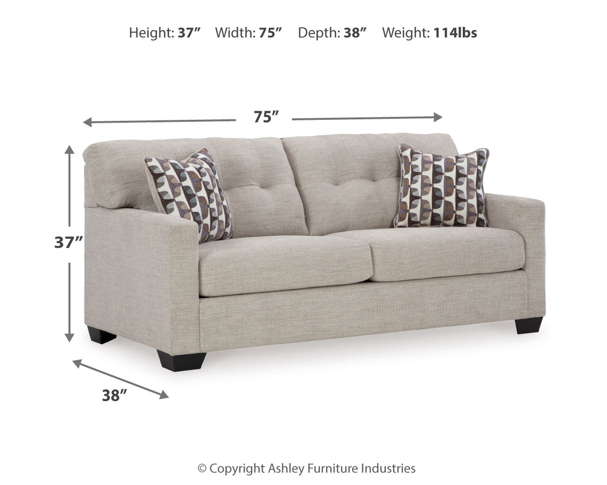 Mahoney Sofa (Color: Pebble)