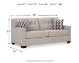 Mahoney Sofa (Color: Pebble)