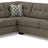 Mahoney 2-Piece Sectional with Chaise (Color: Chocolate, Sectional Orientation: Left Arm Facing)