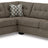 Mahoney 2-Piece Sectional with Chaise (Color: Chocolate, Sectional Orientation: Left Arm Facing)