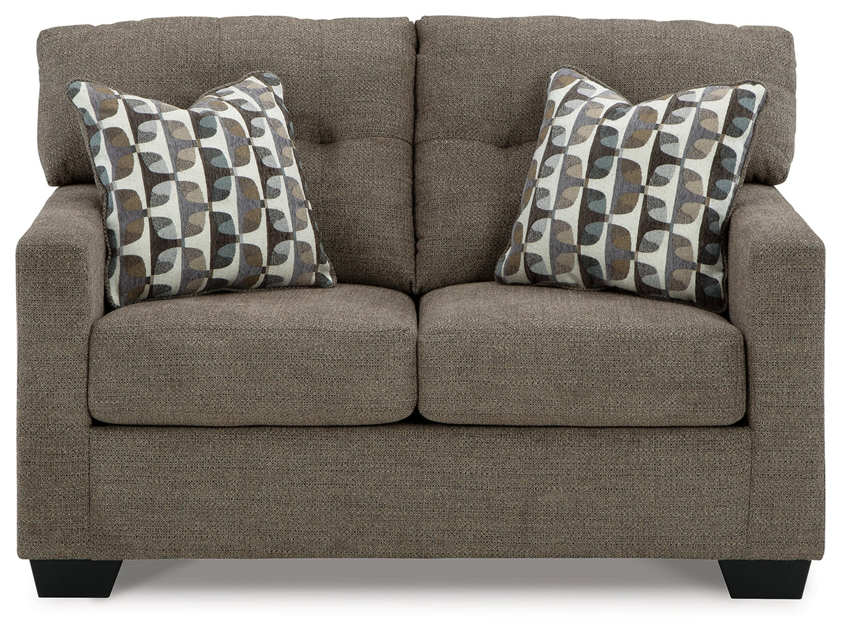 Mahoney 2-Piece Sofa and Loveseat (Sofa, Loveseat)