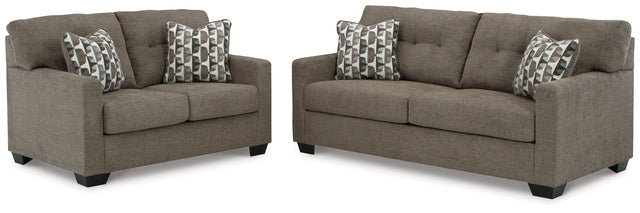 Mahoney 2-Piece Sofa and Loveseat (Sofa, Loveseat)