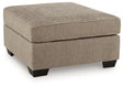 Olten Oversized Accent Ottoman (Color: Mocha)