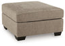 Olten Oversized Accent Ottoman (Color: Mocha)