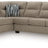 Olten 2-Piece Sectional with Chaise (Color: Mocha, Sectional Orientation: Left Arm Facing)