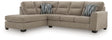 Olten 2-Piece Sectional with Chaise (Color: Mocha, Sectional Orientation: Left Arm Facing)
