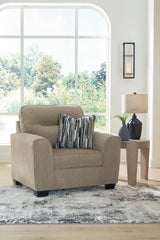 Olten Oversized Chair (Color: Mocha)