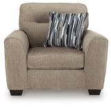 Olten Oversized Chair (Color: Mocha)