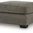 Olten Oversized Accent Ottoman (Color: Graphite)