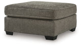 Olten Oversized Accent Ottoman (Color: Graphite)