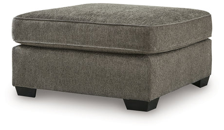 Olten Oversized Accent Ottoman (Color: Graphite)