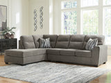 Olten 2-Piece Sectional with Chaise (Color: Graphite, Sectional Orientation: Left Arm Facing)