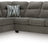 Olten 2-Piece Sectional with Chaise (Color: Graphite, Sectional Orientation: Left Arm Facing)