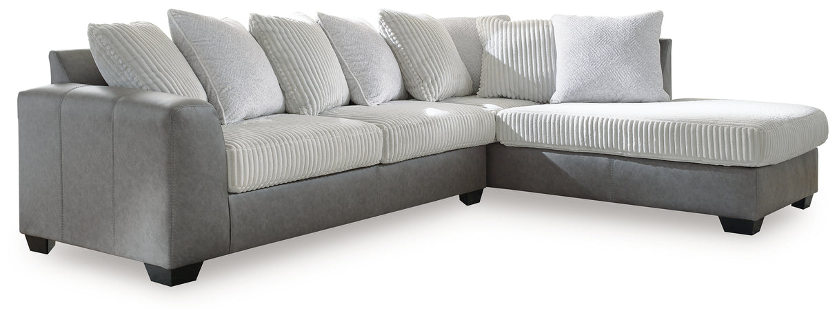 Clairette Court 2-Piece Sectional with Chaise (Sectional Orientation: Right Arm Facing)