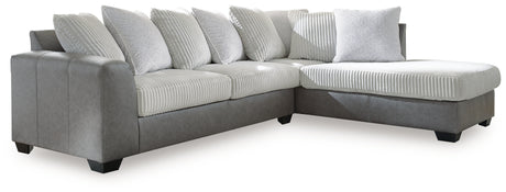 Clairette Court 2-Piece Sectional with Chaise (Sectional Orientation: Right Arm Facing)