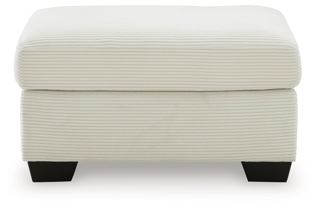 Greenbriar Ottoman (Color: Ivory)