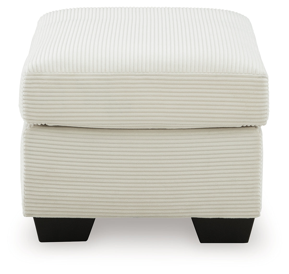 Greenbriar Ottoman (Color: Ivory)
