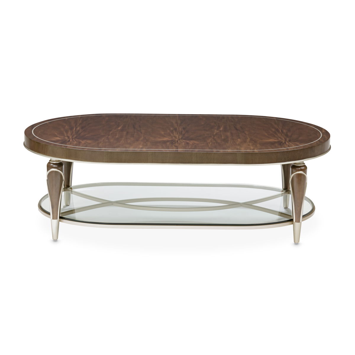 Villa Cherie - Oval Cocktail Table - Hazelnut