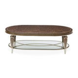 Villa Cherie - Oval Cocktail Table - Hazelnut