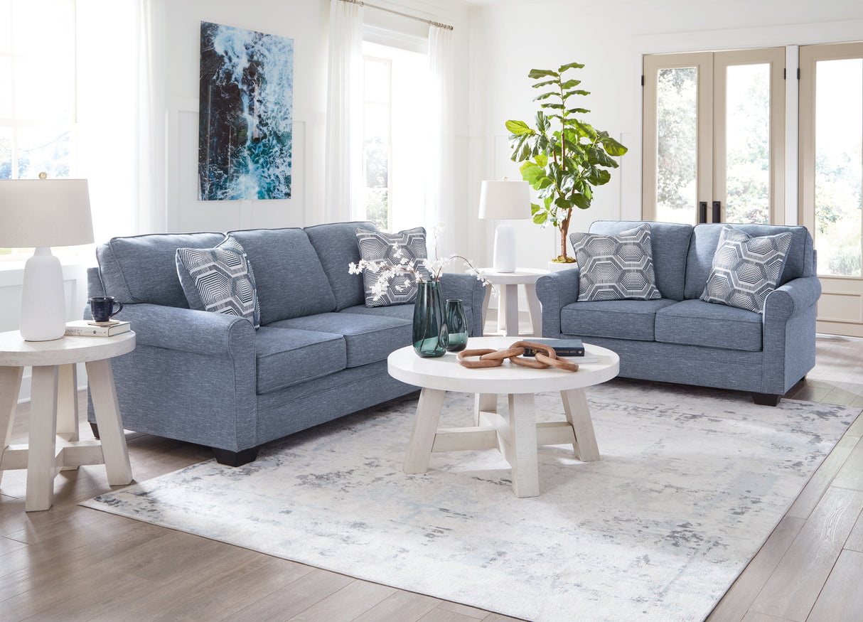 Carissa Manor 2-Piece Sofa and Loveseat (Sofa, Loveseat)