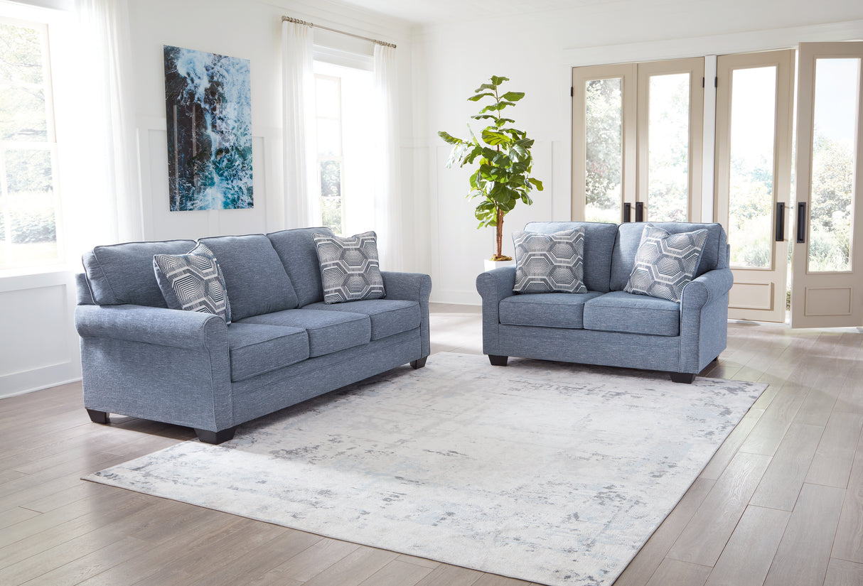 Carissa Manor 2-Piece Sofa and Loveseat (Sofa, Loveseat)