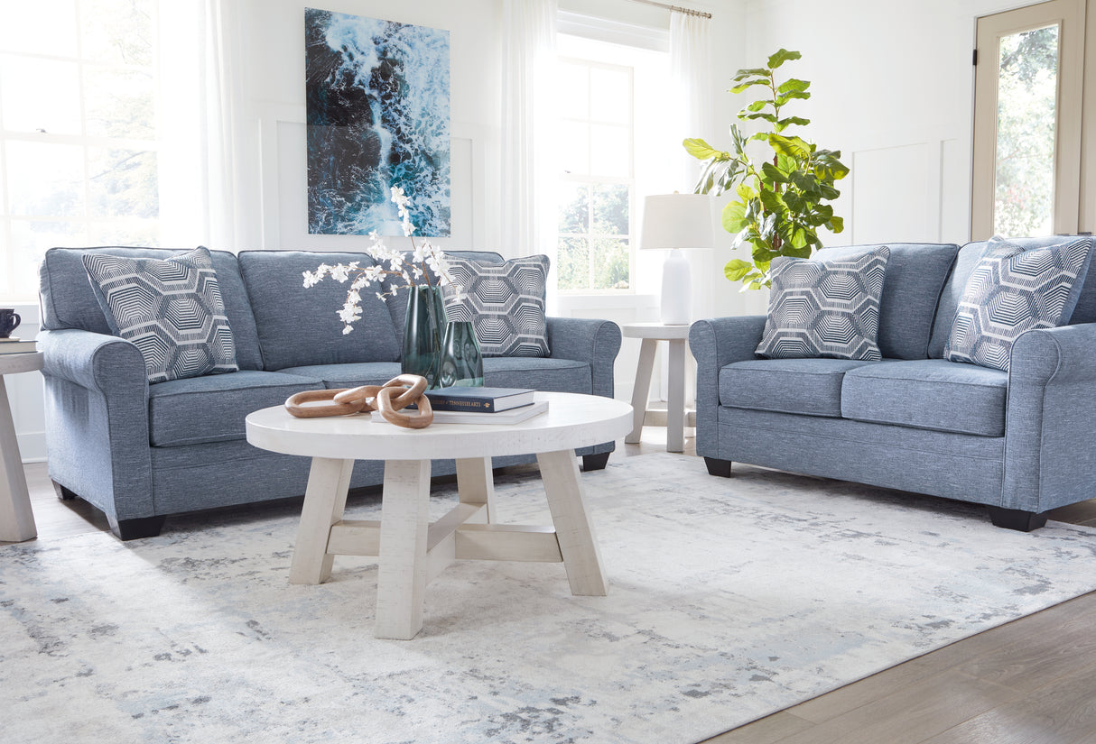 Carissa Manor 2-Piece Sofa and Loveseat (Sofa, Loveseat)