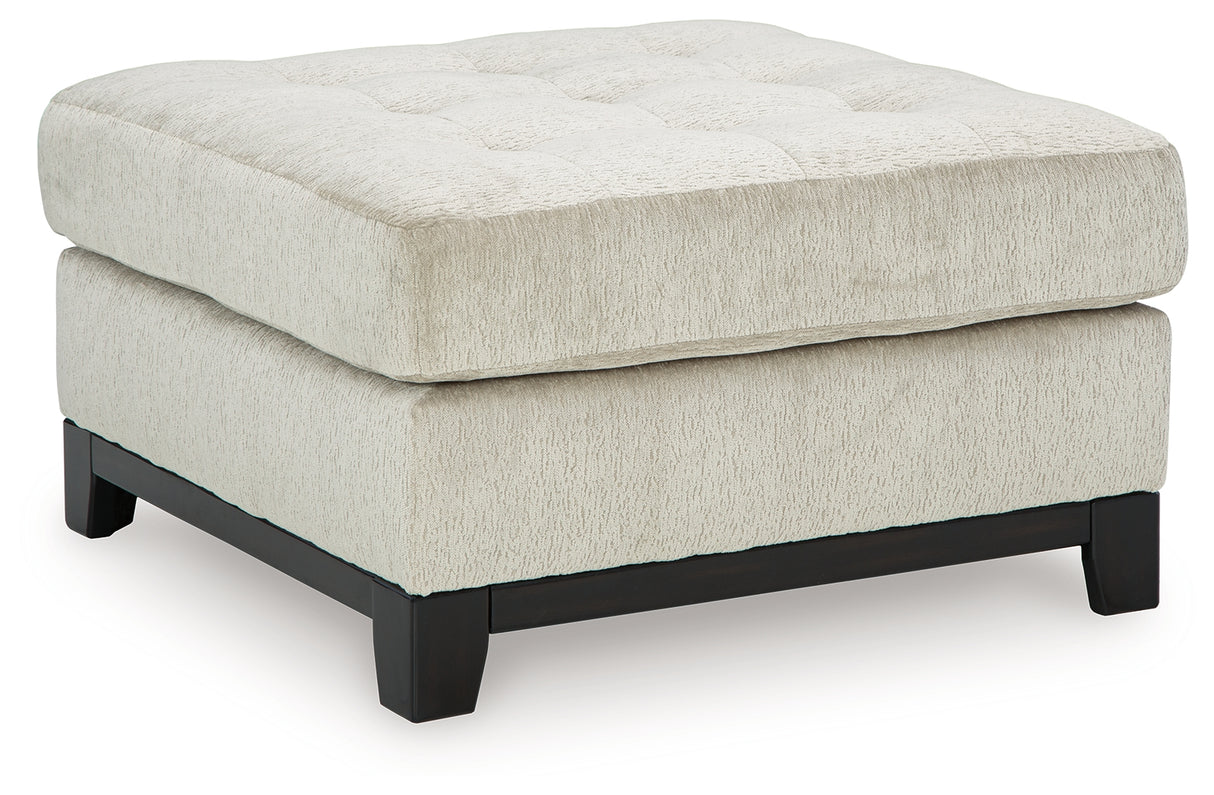 Maxon Place Oversized Accent Ottoman (Color: Stone)