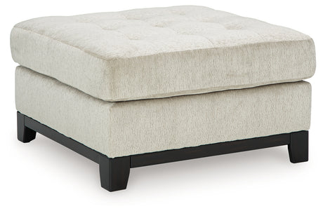 Maxon Place Oversized Accent Ottoman (Color: Stone)