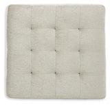 Maxon Place Oversized Accent Ottoman (Color: Stone)