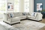 Maxon Place 3-Piece Sectional with Chaise (Color: Stone, Sectional Orientation: Left Arm Facing)