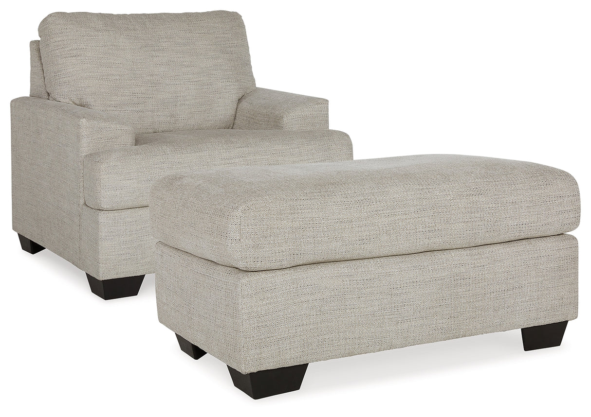 Vayda 2-Piece Chair and Ottoman (Chair, Ottoman)