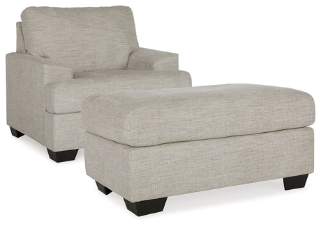 Vayda 2-Piece Chair and Ottoman (Chair, Ottoman)