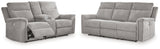 Barnsana Power Reclining Sofa and Loveseat