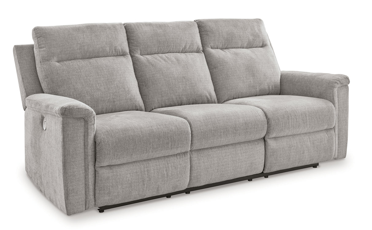 Barnsana Power Reclining Sofa (Color: Ash)