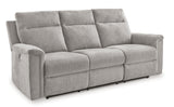 Barnsana Power Reclining Sofa (Color: Ash)
