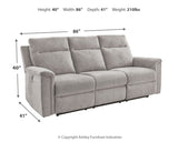 Barnsana 3-Piece Sofa, Loveseat and Recliner (Power Reclining Sofa, Power Reclining Loveseat with Console, Power Recliner)