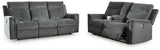 Barnsana 2-Piece Sofa and Loveseat (Power Reclining Sofa, Power Reclining Loveseat with Console)