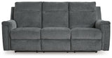 Barnsana Power Reclining Sofa (Color: Gravel)