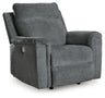 Barnsana Power Recliner (Color: Gravel)