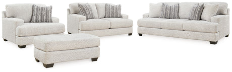 Brebryan 4-Piece Sofa, Loveseat, Chair and Ottoman (Sofa, Loveseat, Oversized Chair, Ottoman)