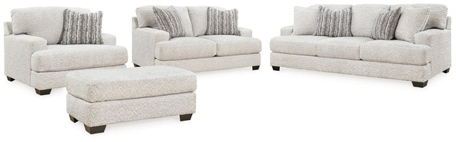 Brebryan 4-Piece Sofa, Loveseat, Chair and Ottoman (Sofa, Loveseat, Oversized Chair, Ottoman)