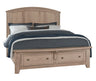 Woodbridge - Wood Arch Storage Bed