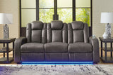 Fyne-Dyme 3-Piece Sofa, Loveseat and Recliner (Power Reclining Sofa, Power Reclining Loveseat with Console, Power Recliner)