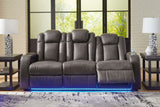 Fyne-Dyme 3-Piece Sofa, Loveseat and Recliner (Power Reclining Sofa, Power Reclining Loveseat with Console, Power Recliner)