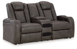 Fyne-Dyme 3-Piece Sofa, Loveseat and Recliner (Power Reclining Sofa, Power Reclining Loveseat with Console, Power Recliner)